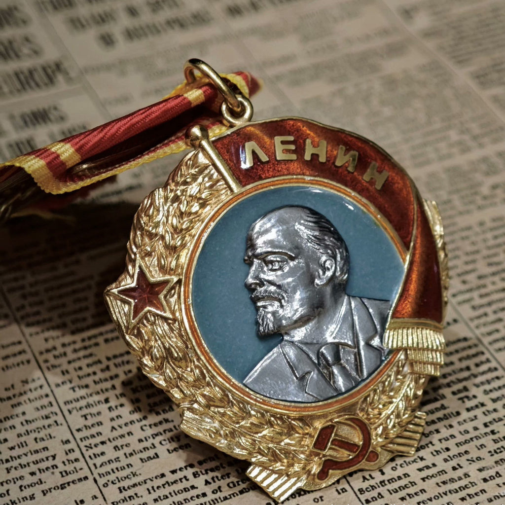 Russia Soviet Union Order of Lenin Medal USSR CCCP 925 Sterling Silver detail view 5