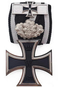 German Iron Cross 1870 2nd Class, 25-Year Oak Leaves & 1914 Spange reproduction