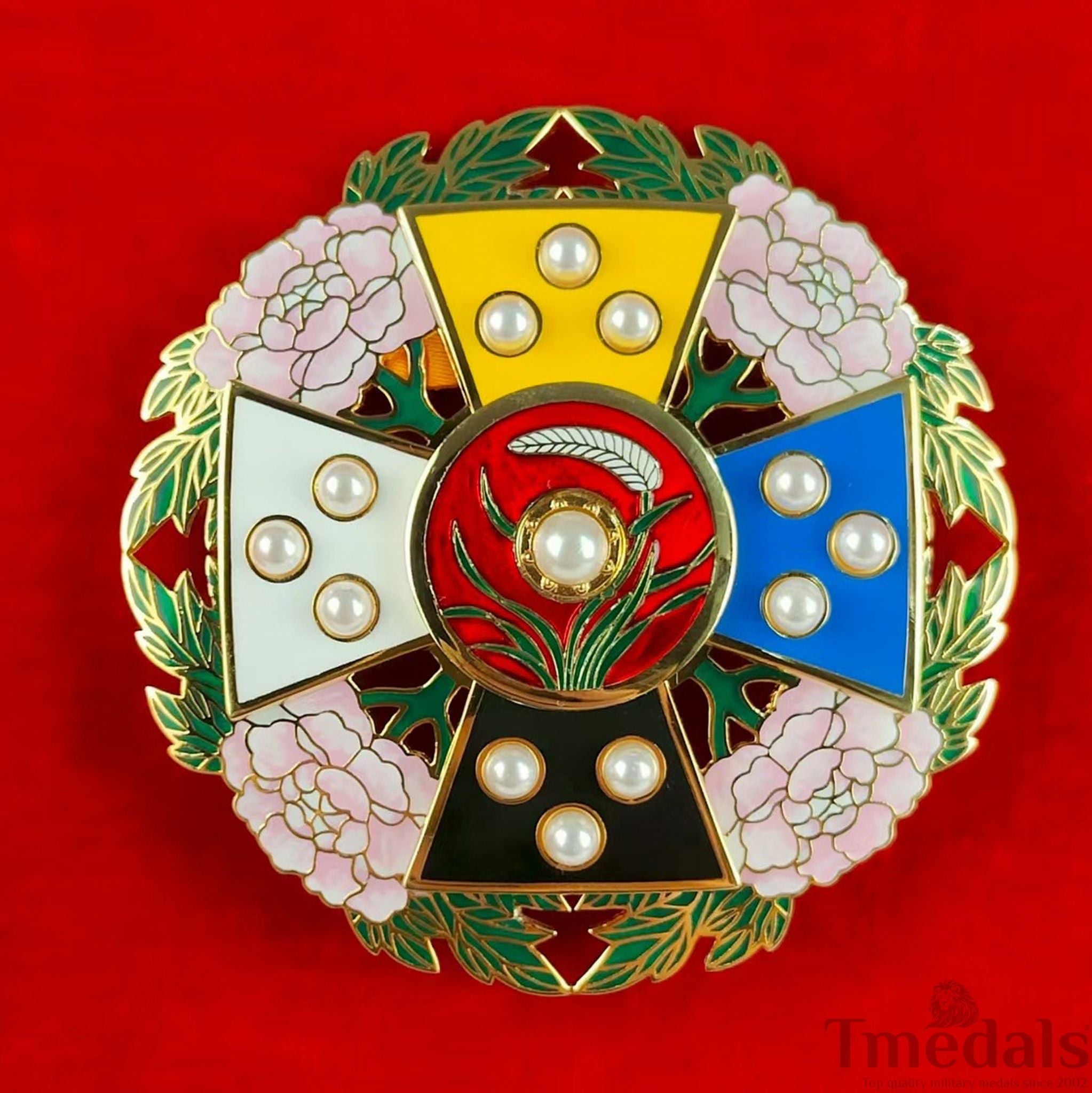 Republic of China Order of Rank and Merit – First Class Medal – Full-Size with Case reproduction