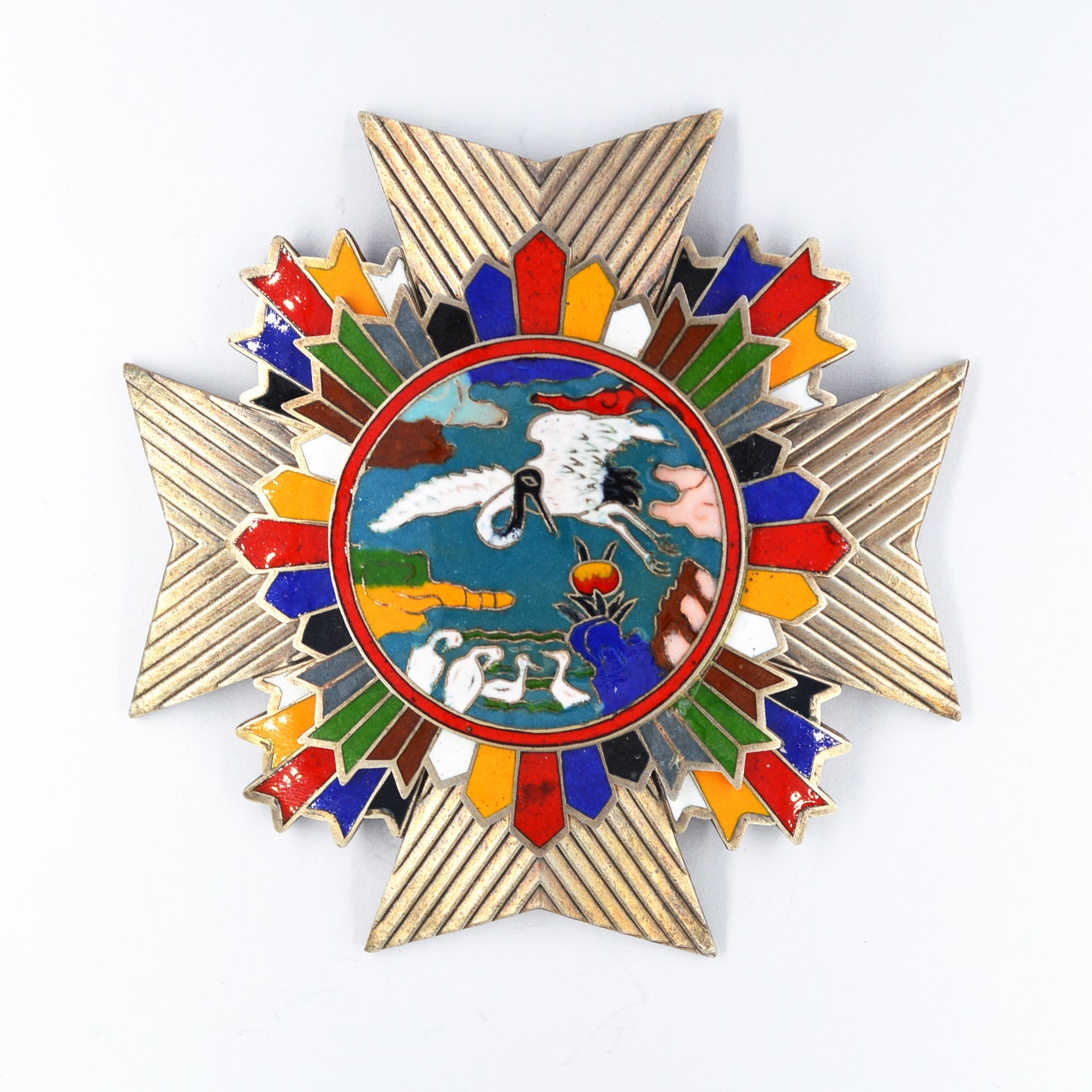 Chinese-REPUBLIC Order of Yunhe 雲鶴勳章 detail view 5
