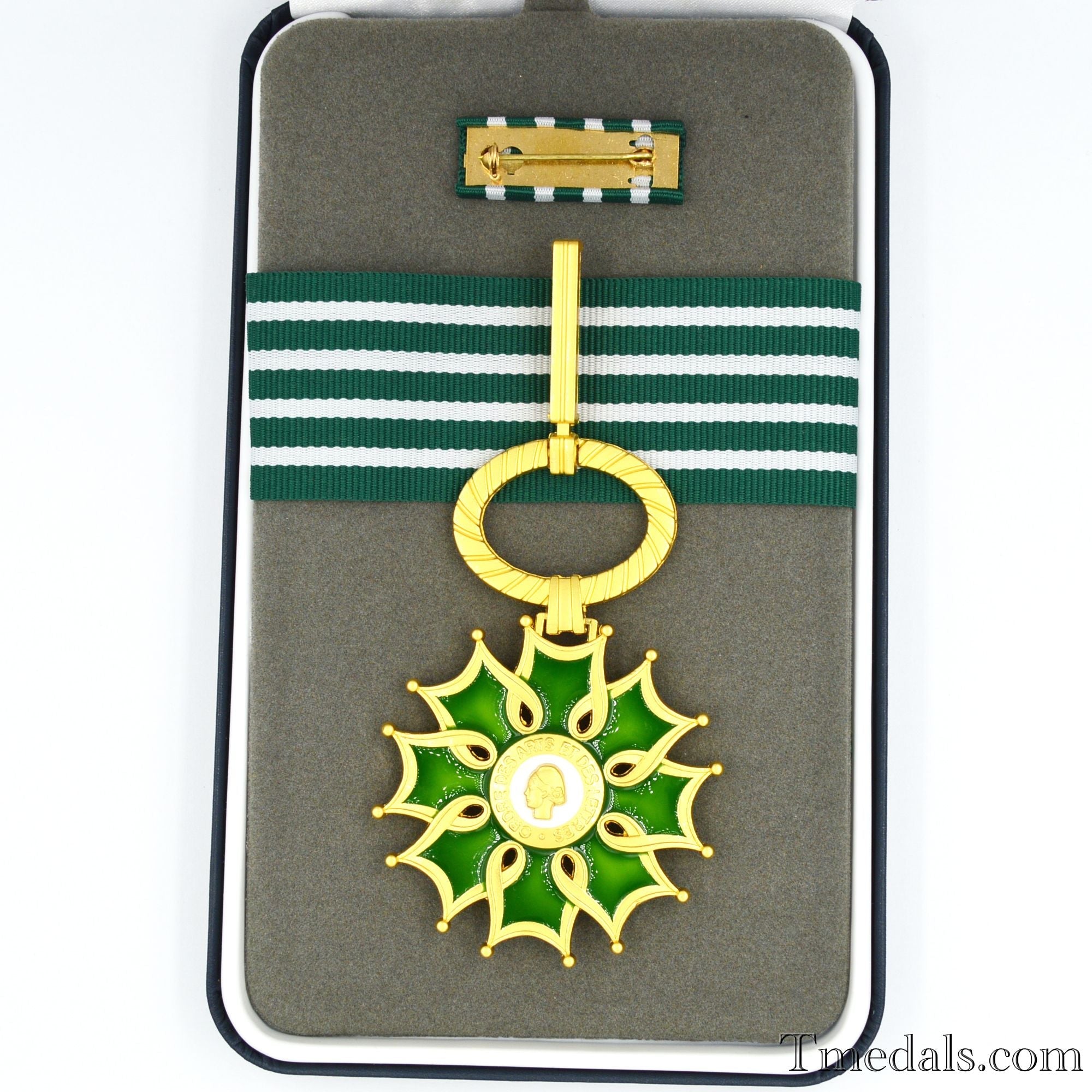 French Order of the Arts and Letters Commander Degree – Full-Size with Case detail view 3