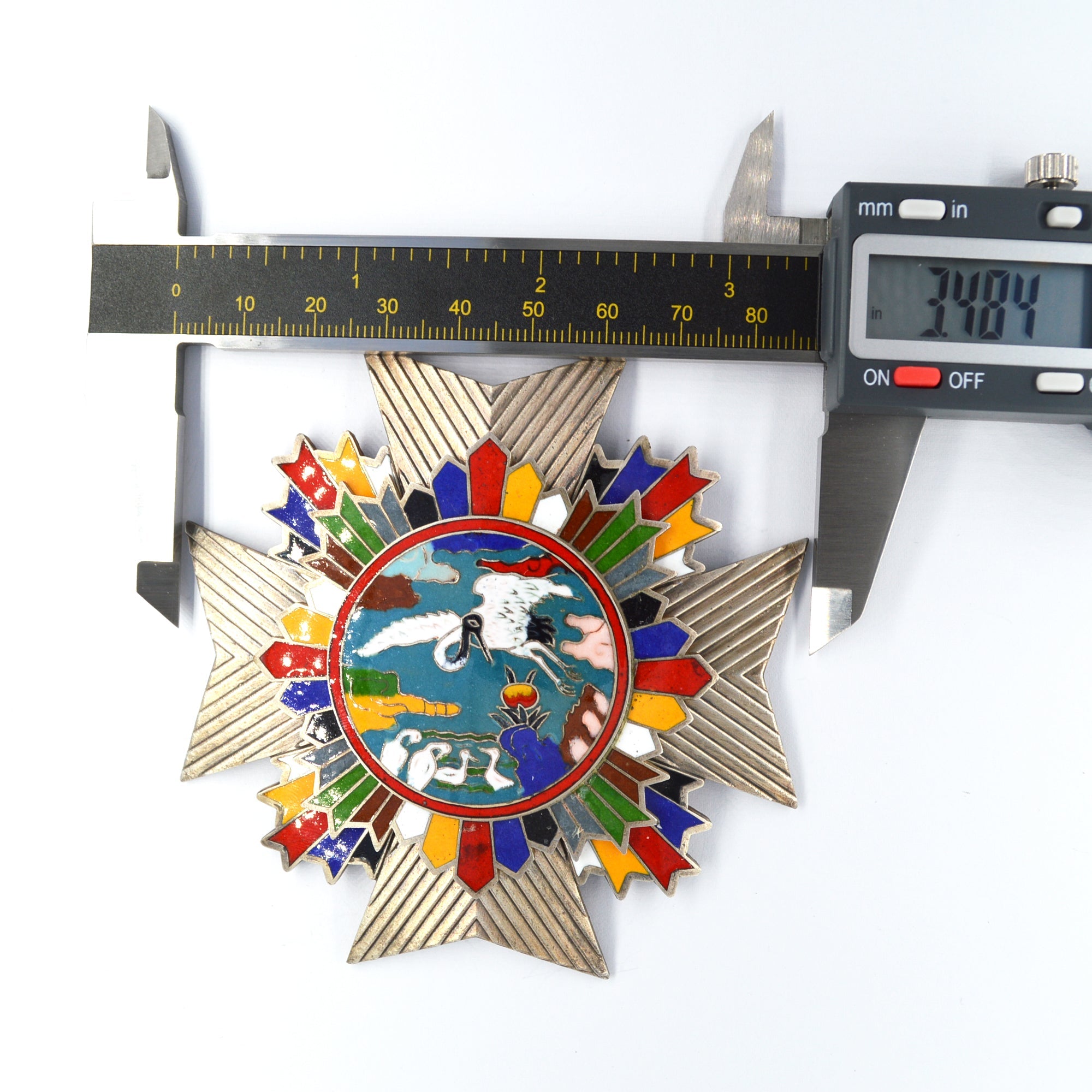 Chinese-REPUBLIC Order of Yunhe 雲鶴勳章 detail view 7
