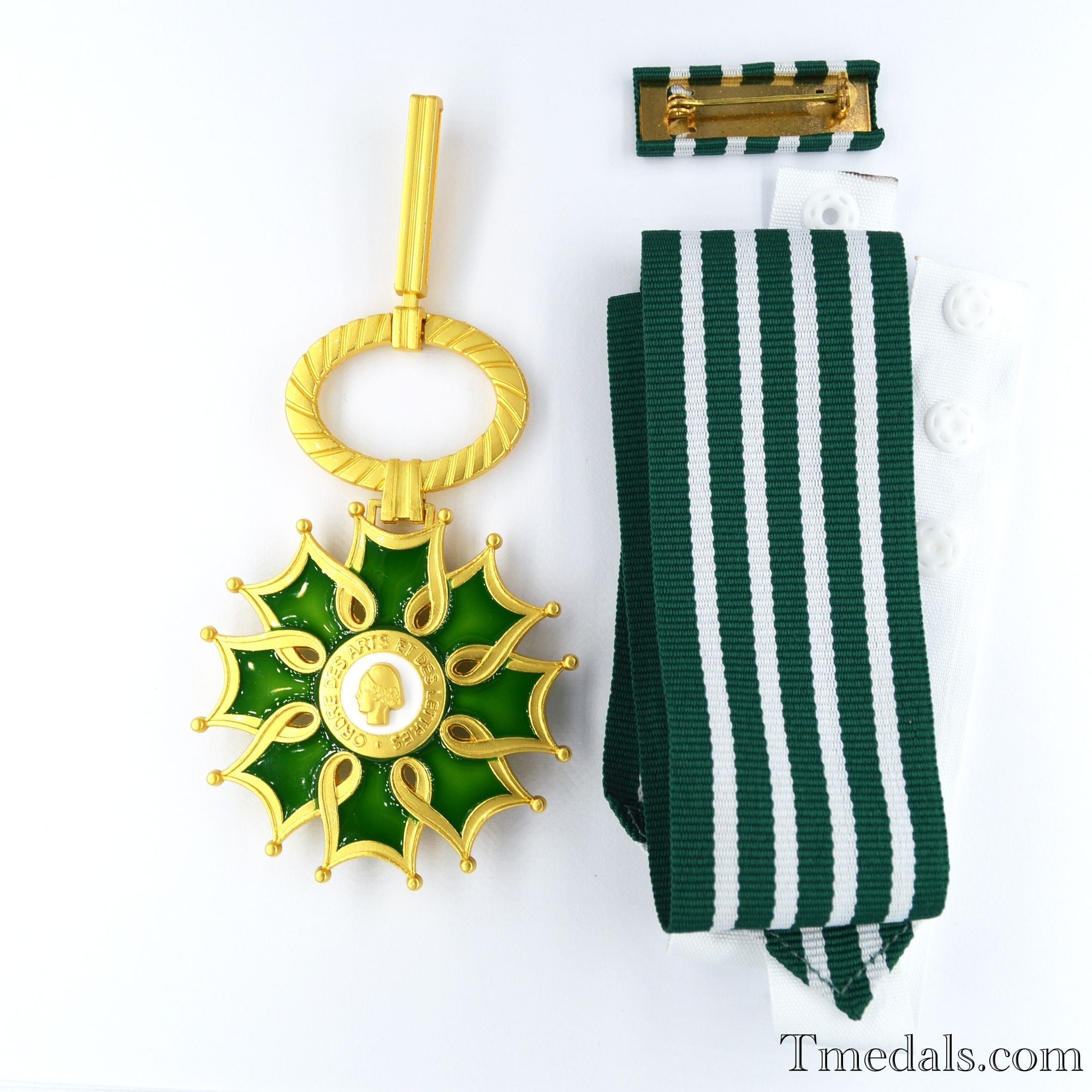 French Order of the Arts and Letters Commander Degree – Full-Size with Case detail view 6