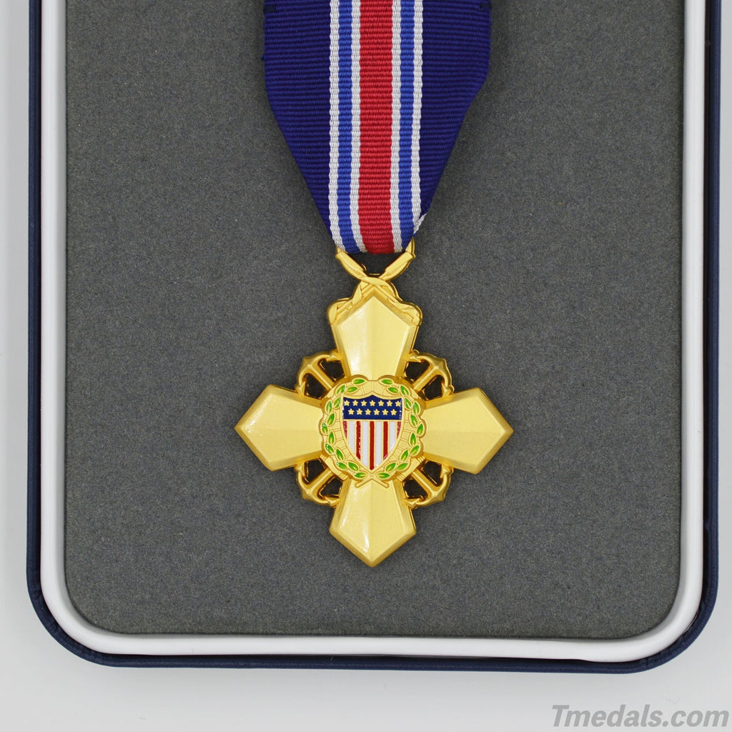 U.S. Coast Guard Cross – Full-Size with Ribbon Bar, Lapel Pin & Case detail view 5