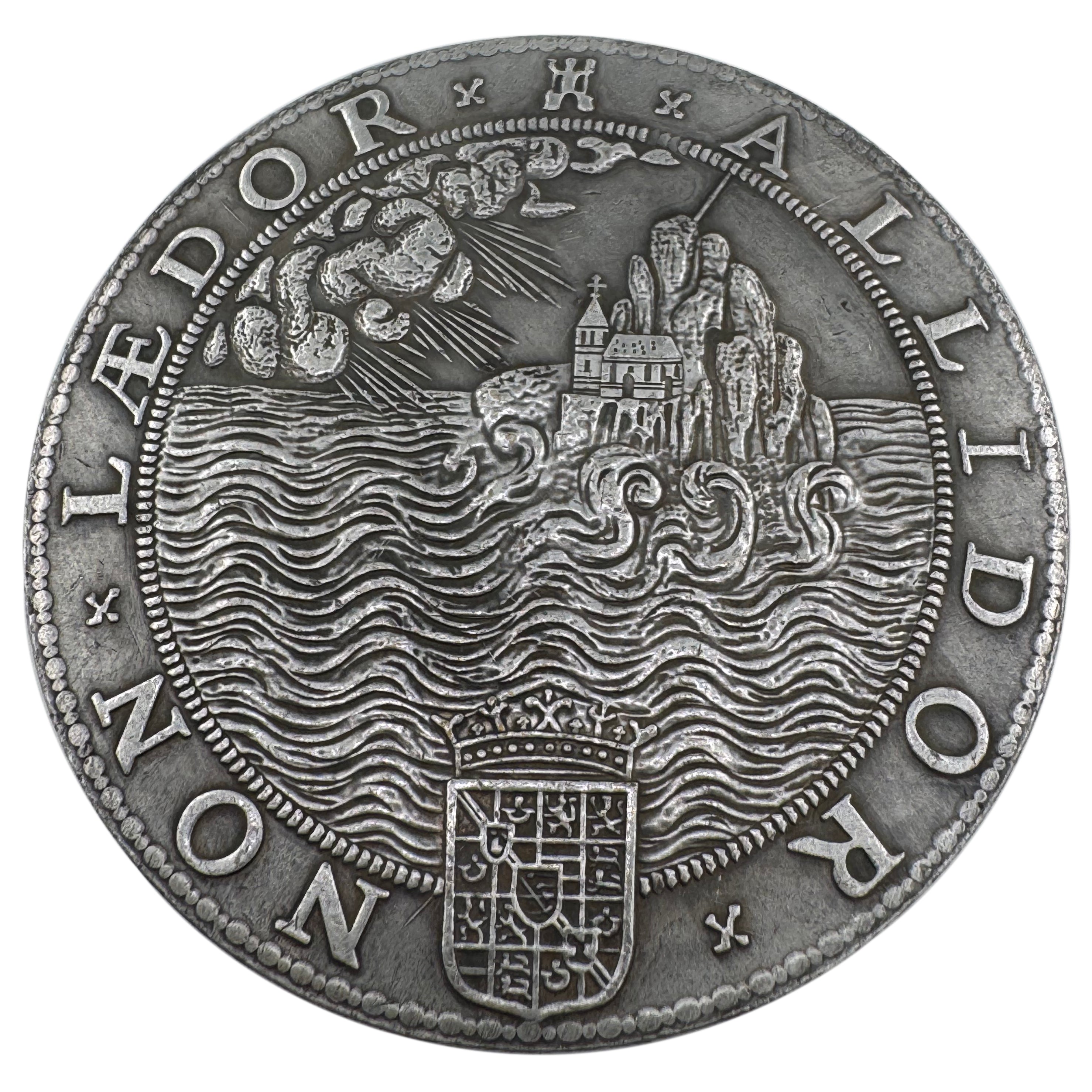 Elizabeth I Defeat of the Spanish Armada Medal 1588 UK Medal Coin detail view 6