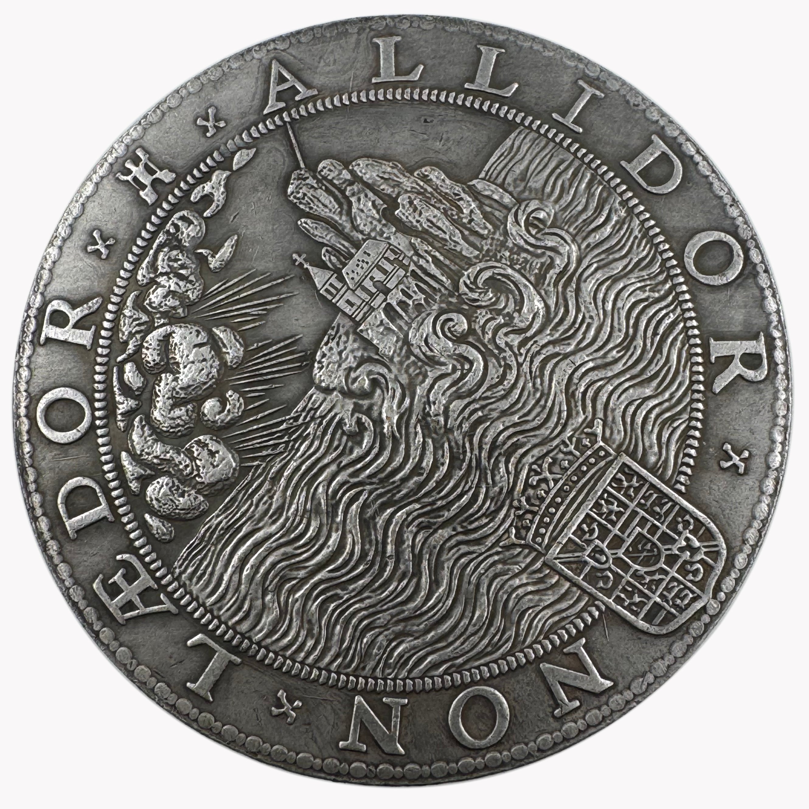 Elizabeth I Defeat of the Spanish Armada Medal 1588 UK Medal Coin detail view 8